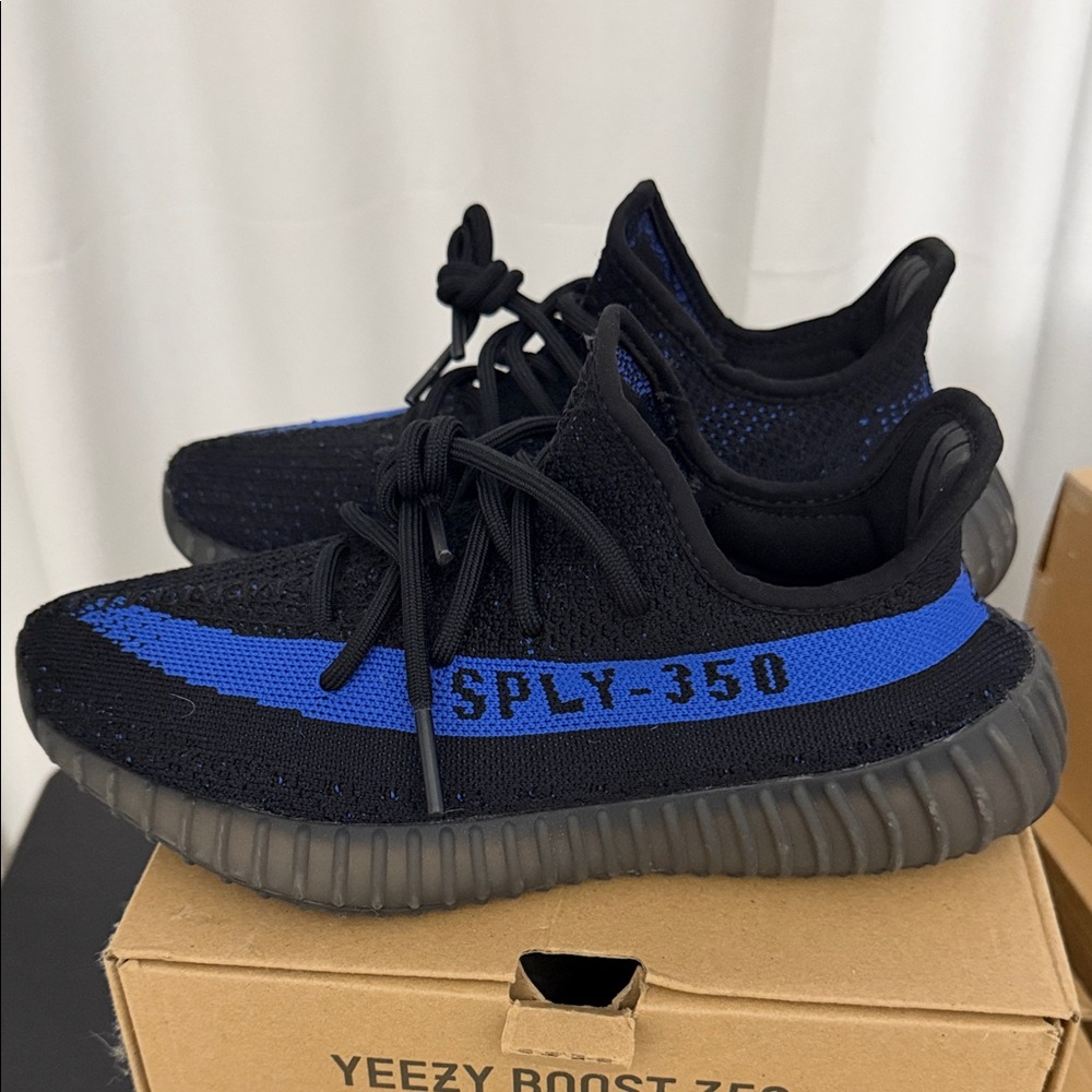 Yeezy Kids Sneakers - Black and Blue